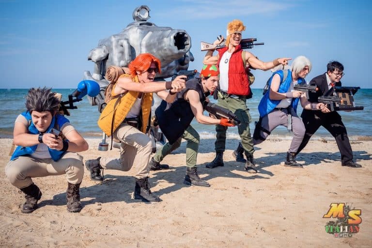 Rimini Comix 2019. Comics. Metal Slug Italian Army cosplay. Cosplayer MetalSlug