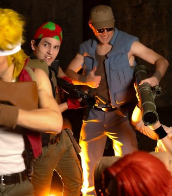 Lucca Comics & Games 2023 - Metal Slug Cosplay Italian Army